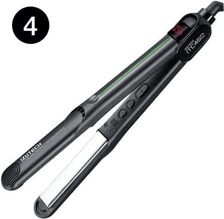 Izutech Itc450 Digital Titanium Flat Iron - Izutech Itc450 Digital Titanium Flat Iron 1 Inch (450x450), Png Download