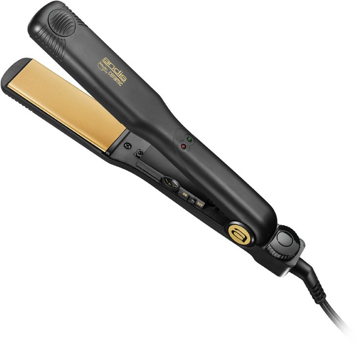 Andis High Heat Ceramic Flat Iron, Black, 1-1/2 Inches - Andis High Heat Ceramic Hair Flattening Iron (780x920), Png Download
