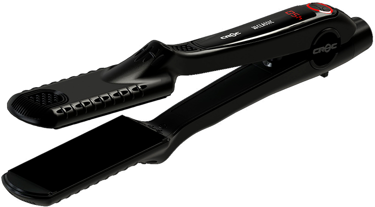 Croc Classic Black Titanium Flat Iron - Croc The New Classic Infrared Flat Iron (750x415), Png Download