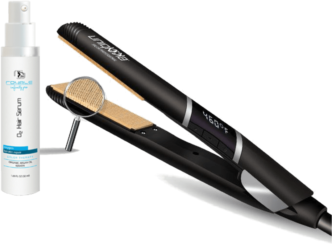 Procabello Flat Iron - Zero Friction - Digital Styler (1104x1104), Png Download