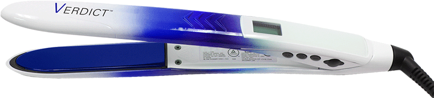 Verdict Blue Mirror Titanium Flat Iron - Plastic (1000x1000), Png Download