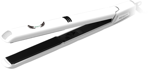 Kenchii Envy Digital Flat Iron - Env Y By Kenchii Esi-450w White Pro Slim Ionic Titanium (580x350), Png Download