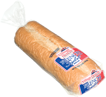 French Split Bread - Split Bread (525x414), Png Download