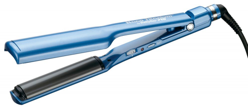 Babyliss Pro Ceramic Flat Iron W/ Curved Plates - Hair Straightener Curved Plates (500x500), Png Download