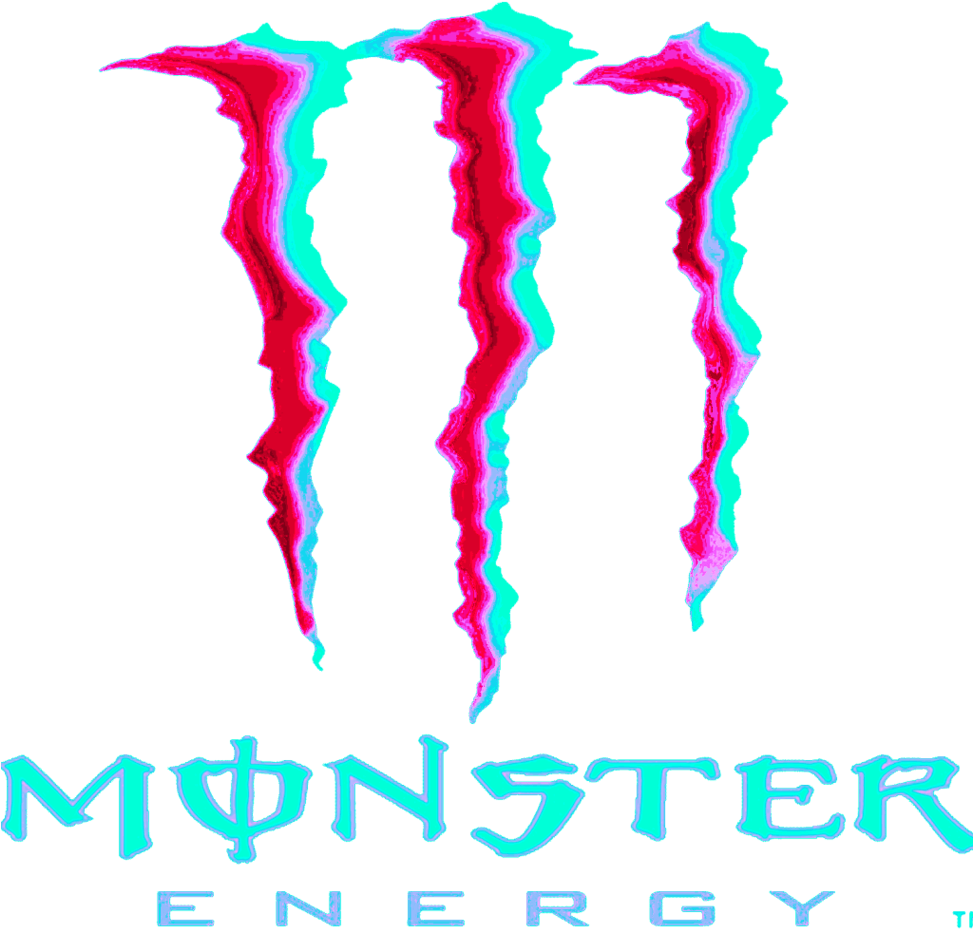 Rockstar Energy Cliparts - Monster Energy ピンク (972x972), Png Download