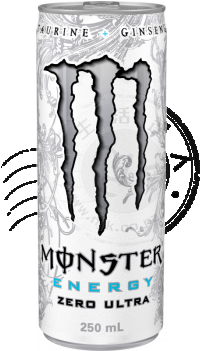 Monster Energy Drink Zero Ultra 250ml Monster Energy - Monster Energy Zero Ultra Drink 500ml 24pk (350x350), Png Download