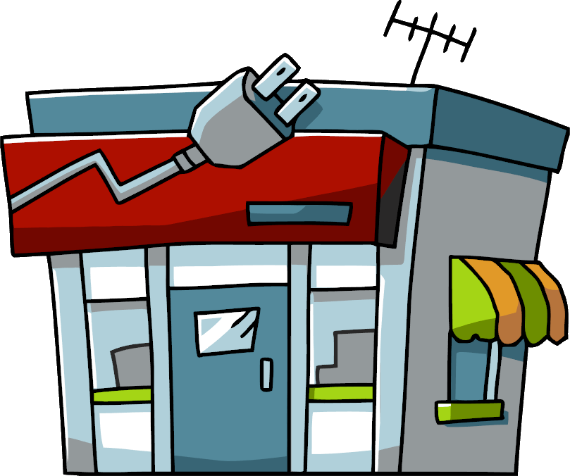 Image - Electronics Store Clipart (809x676), Png Download