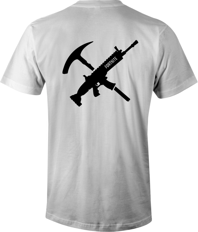 Pure Salt Fortnite Inspired T Shirt - Assault Rifle (653x766), Png Download