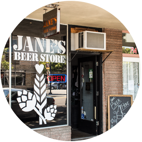 Jane's Beer Storefront - Beer (500x500), Png Download