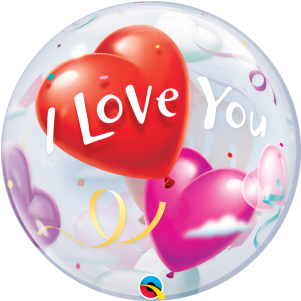 Quick View - Love You Balloons Gif (300x430), Png Download