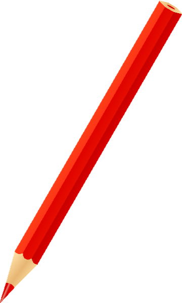 Color Pencil Red - Lapiz De Carpintero Herramienta (360x600), Png Download
