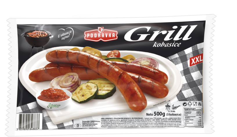 Grill Sausages - Sausage (450x287), Png Download