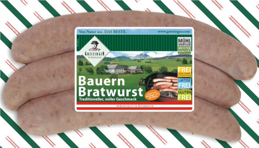 Bauernbratwurst - Cervelat (1273x1262), Png Download