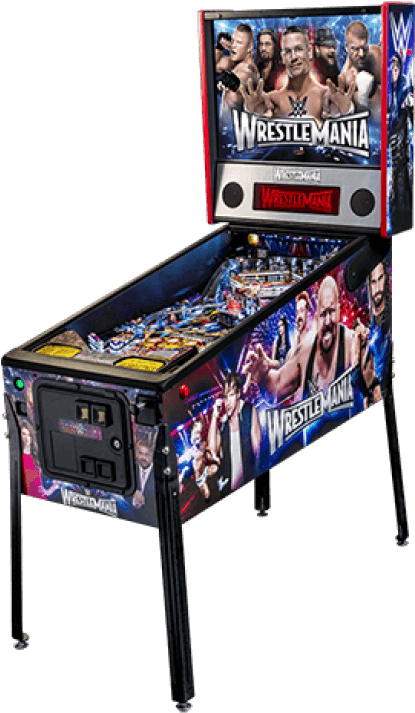 Wwe Pro Pinball Machine - Wwe Wrestlemania Pro Pinball Machine By Stern (800x800), Png Download
