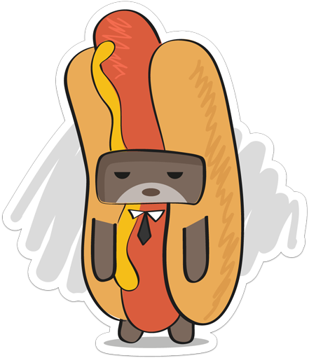 I Am So Tired I Just Wanna Stand Here And Be A Hotdog - Thumbnail (520x520), Png Download