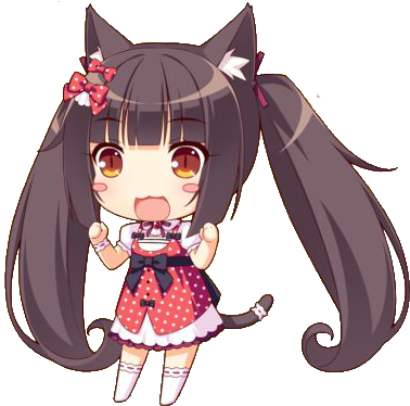 Chocolat-neko Para 14 By Miukiaaki17 - Neko Chan Png (385x375), Png Download