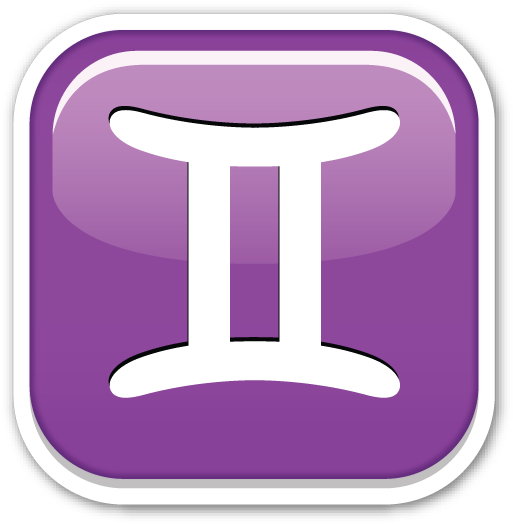 Gemini - Aries Emojis And Emoji Stickers (520x530), Png Download