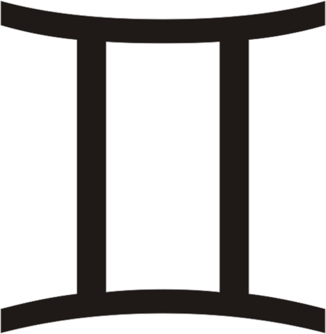 Gemini - Gemini Symbol (468x480), Png Download