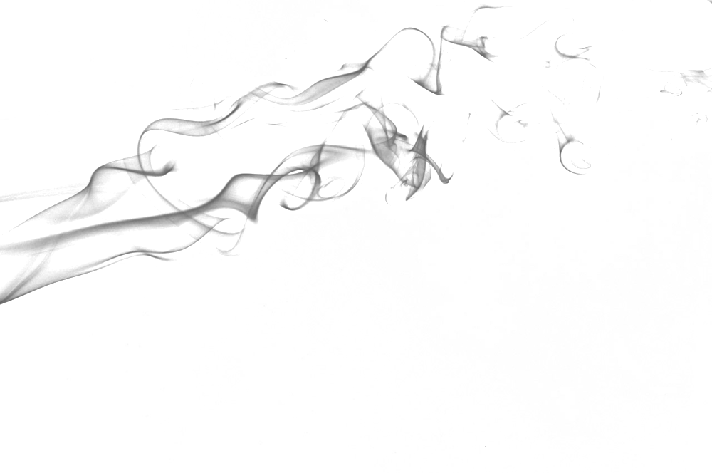 Silhouette Of Grayscale Smoke 25101290529613zzp - Portable Network Graphics (1000x664), Png Download