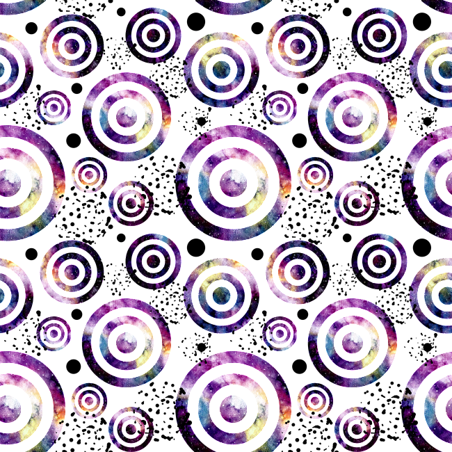 Figure Png Colorful Hand-painted Circle Background - Vector Graphics (650x650), Png Download