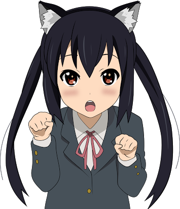 When Everyone Is Talking About Nekopara Ova But You - Azu Nyan (355x414), Png Download