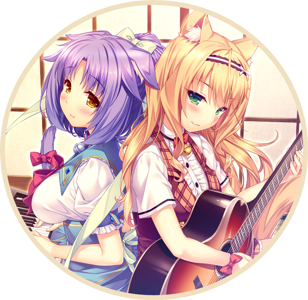 Nekopara Nekos Music Kawaii Anime Beautifypicsart - Anime (1051x1024), Png Download