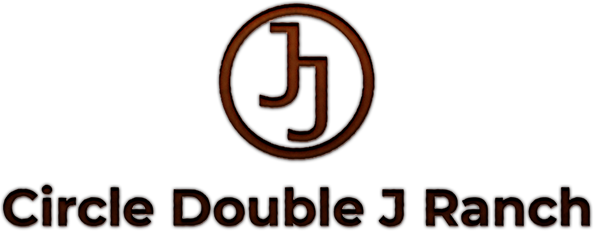 Circle Double J Ranch Logo - Texas (594x231), Png Download