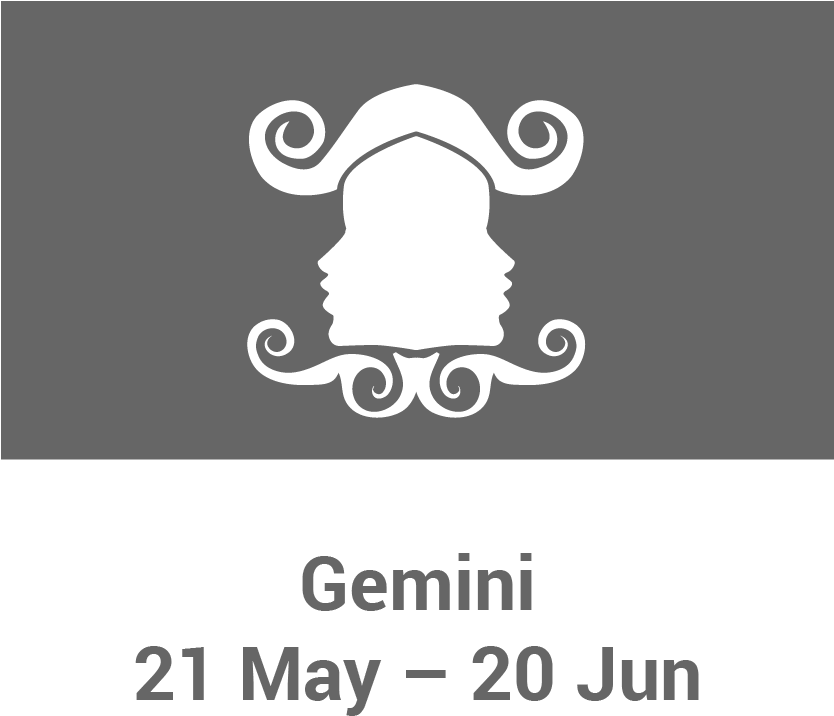 Gemini - Horoscope (833x833), Png Download
