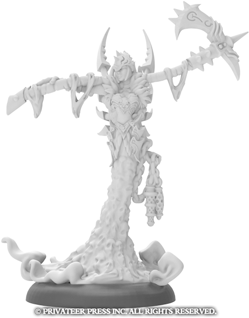 The Wispy Tendrils At The Bottom Also Evolved From - Cryx Bane Witch Agathia (520x634), Png Download