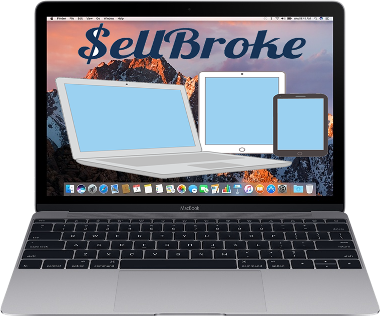 Sell Broken Macbook 12-inch (816x668), Png Download