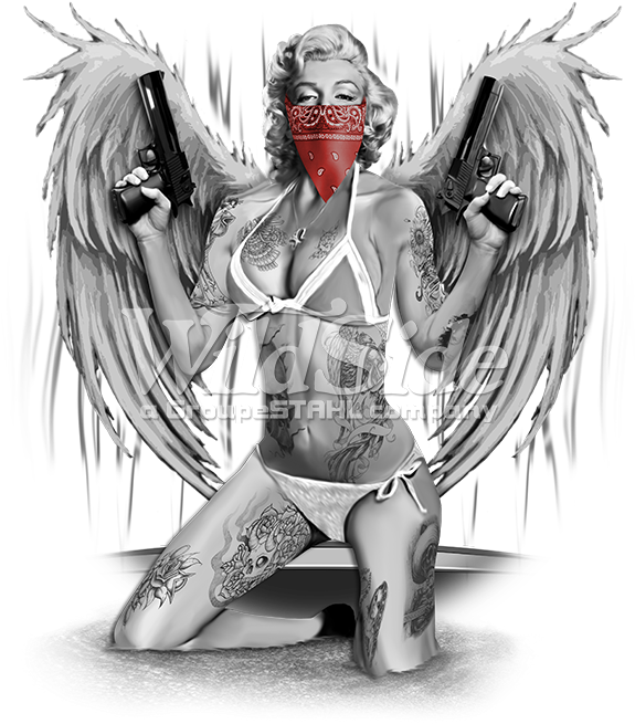 Gangster With Wings - Marilyn Monroe Wings (675x675), Png Download