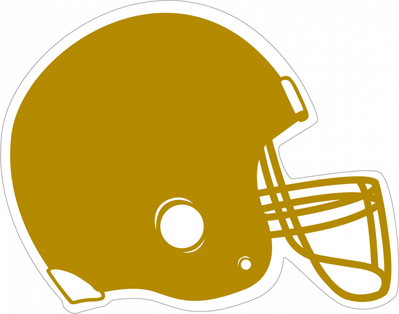 Gold Clipart Football Helmet - Red Football Helmet Clipart (800x630), Png Download