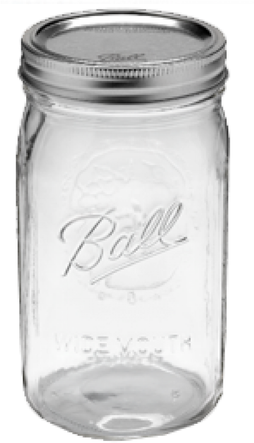 Ball Mason/canning Jars - Quart Jar (920x880), Png Download