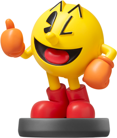 Pac-man - Pac Man Amiibo (500x537), Png Download
