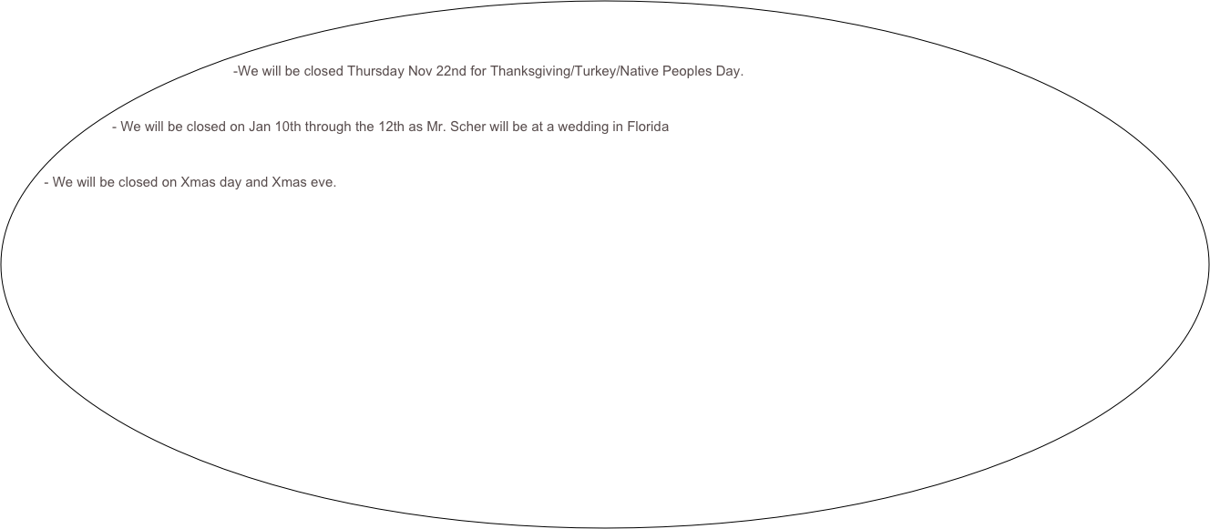 We Will Be Closed Thursday Nov 22nd For Peoples Day - White Ball Png 2d (1328x581), Png Download