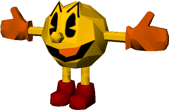 Download Zip Archive - Pac Man World Model (750x650), Png Download