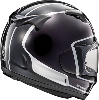 Defiant X Outline Black B Web - Arai Defiant-x Helmet (393x400), Png Download