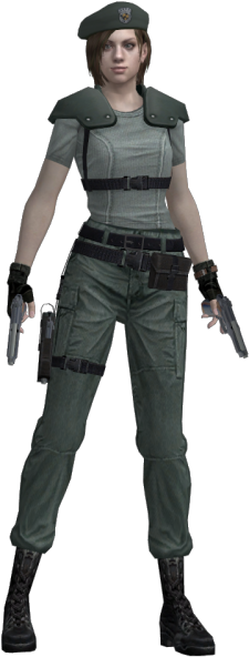 Best Look Day - Jill Valentine Stars Uniform (800x626), Png Download