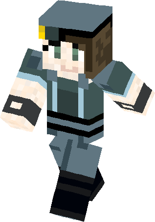 Jill Valentine Custome Stars Skin - Jill Valentine Skin Minecraft (317x453), Png Download