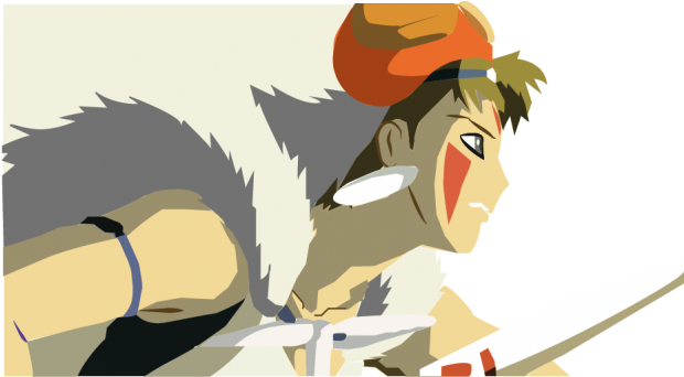 Princess-mononoke - Illustrator (700x369), Png Download