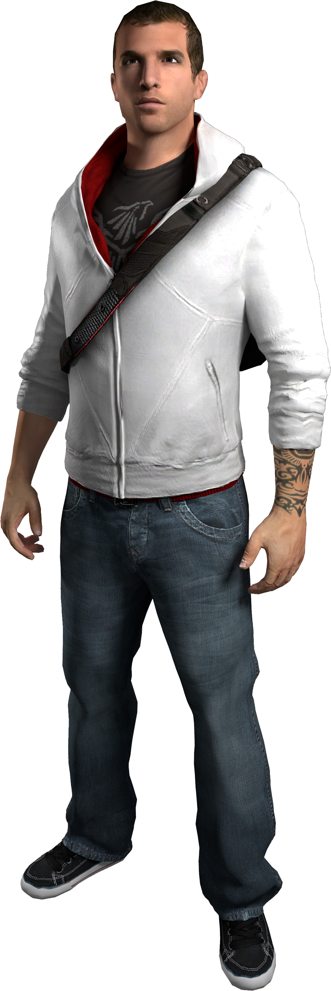 Captain Smirk - Assassin's Creed Desmond Miles (1270x3470), Png Download
