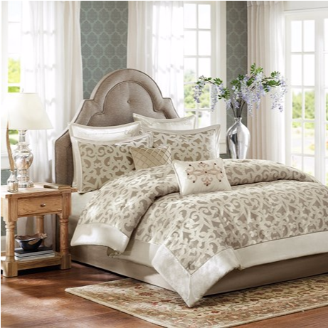 This Button Opens A Dialog That Displays Additional - Madison Park Signature Kingsley 8 Piece Comforter Set; (575x460), Png Download