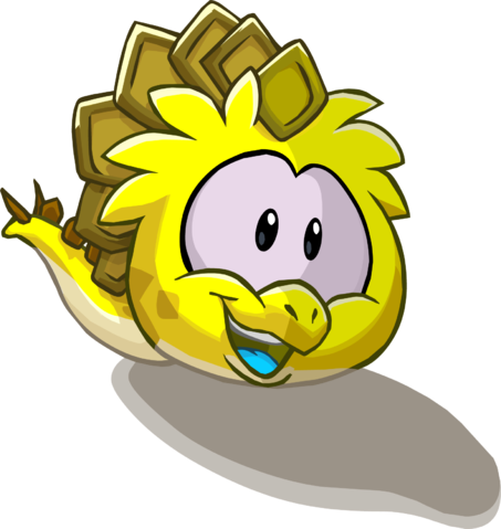 Club Penguin Wiki Chat Logs January Club Penguin Wiki - Club Penguin Puffle Dino (453x479), Png Download