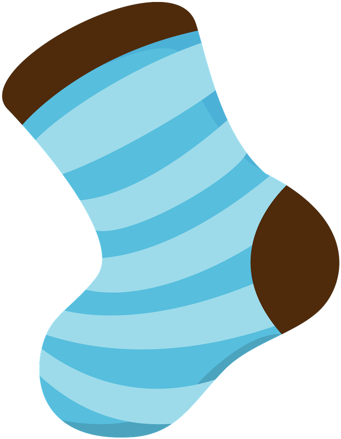 Clipart Socks Childrens Clothes - Baby Sock Clip Art (900x900), Png Download