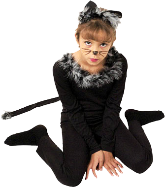 Highbrow - Costume Of A Cat (350x392), Png Download