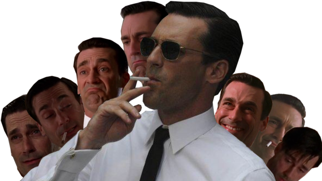 Don Draper Making Silly Faces - Gentleman (640x360), Png Download
