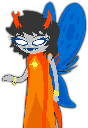 Sylph Of Light - Homestuck Aranea God Tier (305x446), Png Download