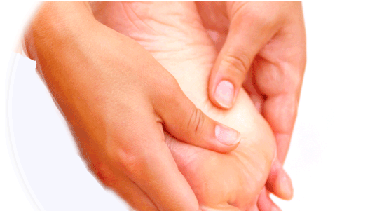Manicure / Pedicure - ماساژ زن با روغن (577x300), Png Download