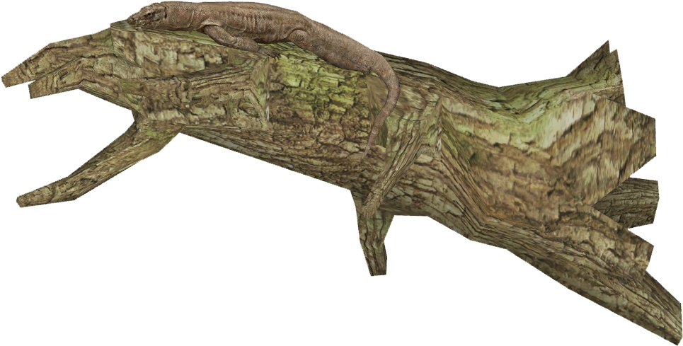 Komodo Dragon Statue - Zoo Tycoon 2 (964x964), Png Download