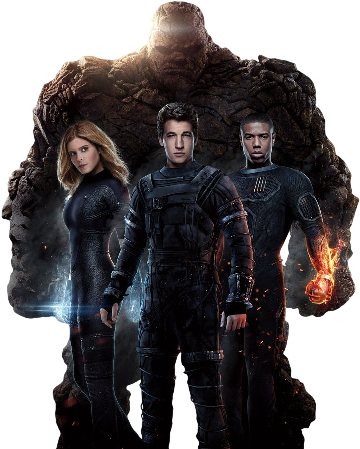 Png Quarteto Fantástico - Fantastic Four 20th Century Fox (731x900), Png Download